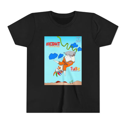 TuBz™ "I Can Do Hard Things" Youth T-Shirt - Motivational Kids Graphic Tee