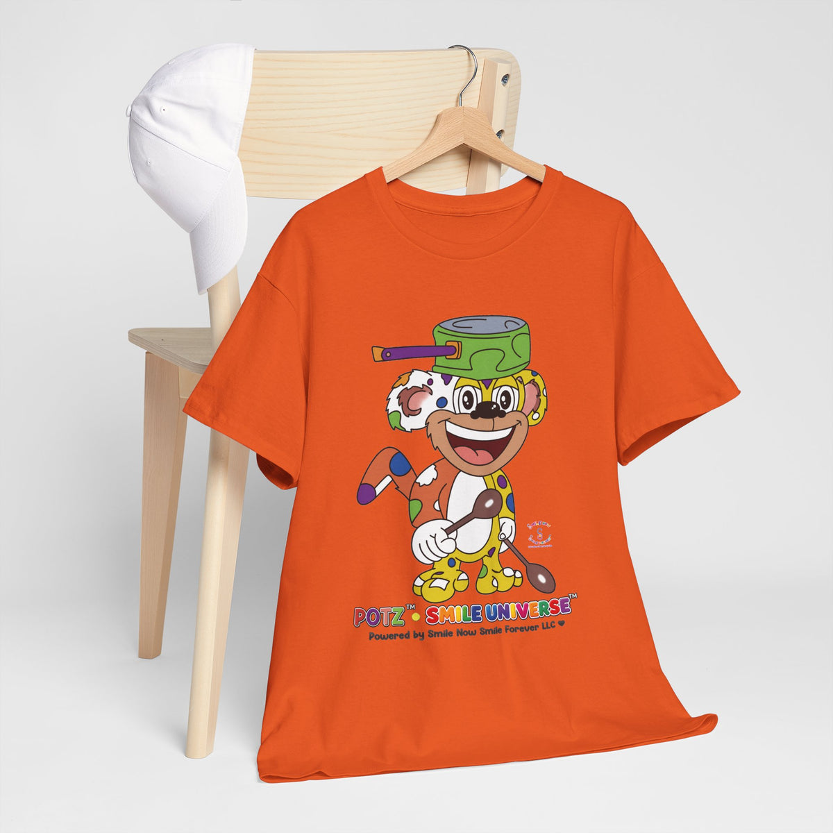 Potz™ Unisex Heavy Cotton™ Tee – Playful Graphic Tee | Smile Universe Collection