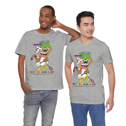 Potz™ Unisex Jersey Short Sleeve Tee – Playful Graphic Tee | Smile Universe Collection
