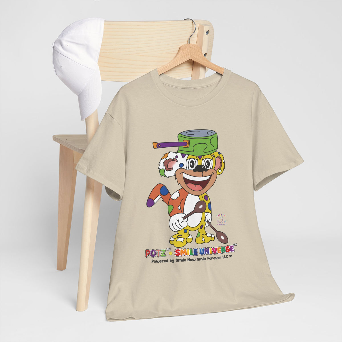 Potz™ Unisex Heavy Cotton™ Tee – Playful Graphic Tee | Smile Universe Collection
