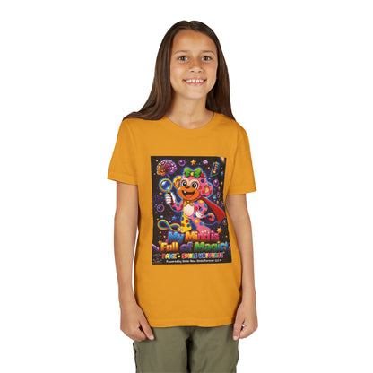 Panz™ Youth Short Sleeve Tee – "My Mind is Full of Magic" Graphic | Smile Universe Collection