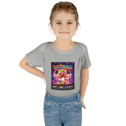 Panz™ Infant Baby Rib Bodysuit – "Differently Amazing & Loudly Autistic!" Graphic | Smile Universe Collection
