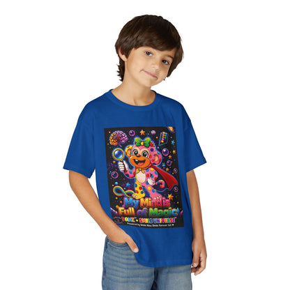 Panz™ Youth DryBlend® T-Shirt – "My Mind is Full of Magic" Graphic | Smile Universe Collection
