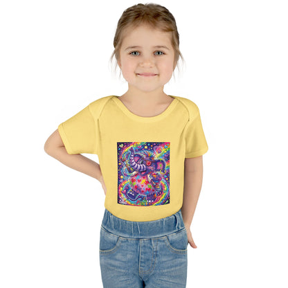 Piklez™ Infant Baby Rib Bodysuit – "Magic Paint!" Graphic | Smile Universe Collection