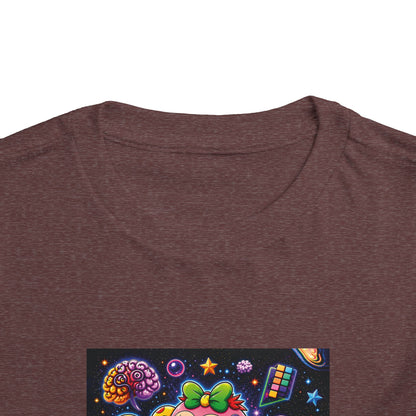 Panz™ Toddler Short Sleeve Tee – "My Mind is Full of Magic" Graphic | Smile Universe Collection