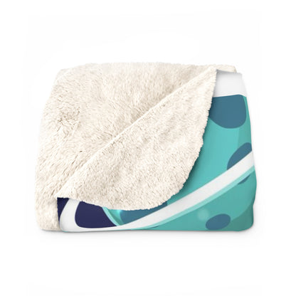 TuBz™ Sherpa Fleece Blanket – "Houston, No Problem Here!" Graphic | Smile Universe Collection