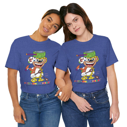 Potz™ Unisex Jersey Short Sleeve Tee – Playful Graphic Tee | Smile Universe Collection