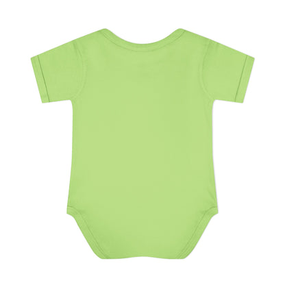Piklez™ Infant Baby Rib Bodysuit – "Born to Celebrate!" Graphic | Smile Universe Collection