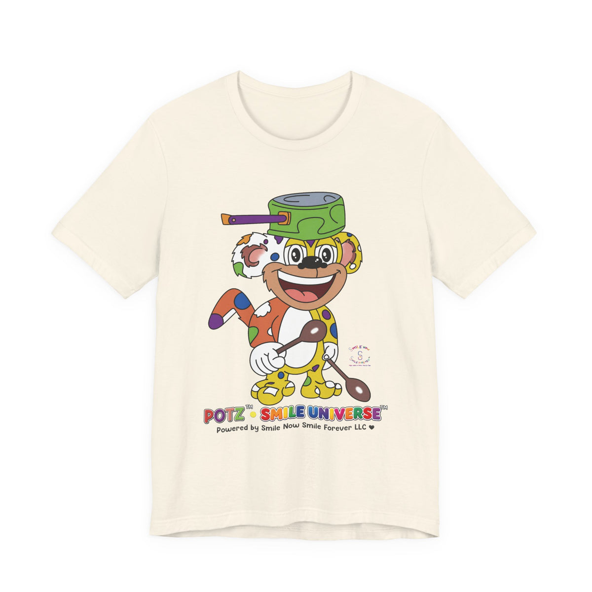 Potz™ Unisex Jersey Short Sleeve Tee – Playful Graphic Tee | Smile Universe Collection