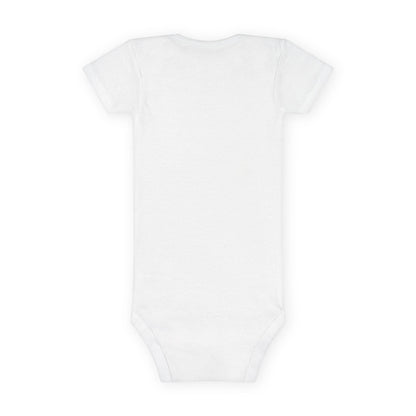 Panz™ Baby Short Sleeve Onesie® – "Differently Amazing & Loudly Autistic!" Graphic | Smile Universe Collection