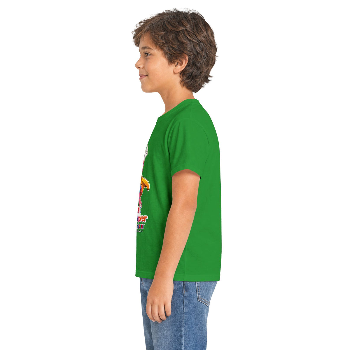 Panz™ Kids Softstyle Tee – "Different is My Superpower" Graphic | Smile Universe