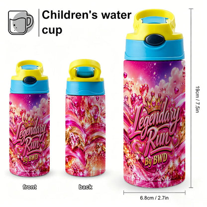 Legendary Run Water Bottle - Pink Heart Edition