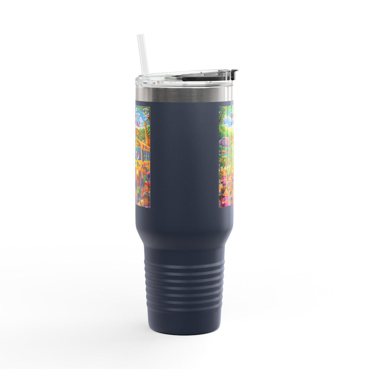 Lani™ 40oz Insulated Travel Mug – "Adventure Starts With Us!" Graphic