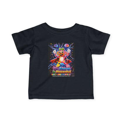 Panz™ Infant Fine Jersey Tee – "My Energy is Powerful" Graphic Tee | Smile Universe Collection