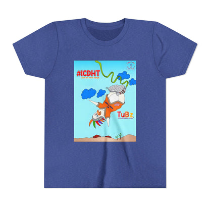 TuBz™ "I Can Do Hard Things" Youth T-Shirt - Motivational Kids Graphic Tee