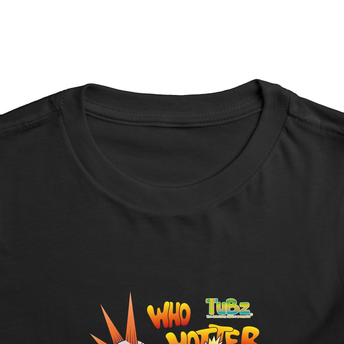 TuBz™ Rockstar Kids T-Shirt - "Who Hotter Than Me!" Graphic Tee | Smile Universe TuBz4Kidz Collection