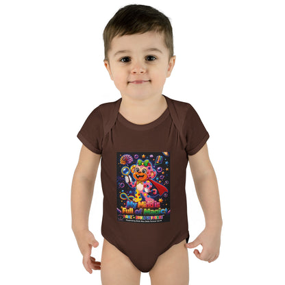 Panz™ Infant Baby Rib Bodysuit – "My Mind is Full of Magic" Graphic | Smile Universe Collection