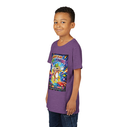 Potz™ Youth Short Sleeve Tee – "Energy is My Superpower!" Graphic Tee | Smile Universe Collection
