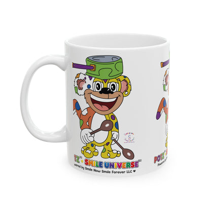 Potz™ Ceramic Mug – Playful Graphic Coffee Mug | Smile Universe Collection