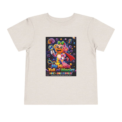 Panz™ Toddler Short Sleeve Tee – "My Mind is Full of Magic" Graphic | Smile Universe Collection