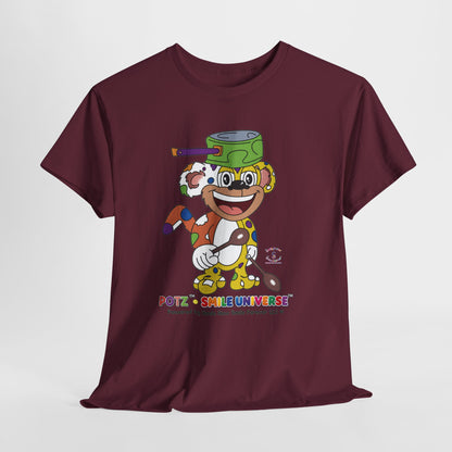 Potz™ Unisex Heavy Cotton™ Tee – Playful Graphic Tee | Smile Universe Collection