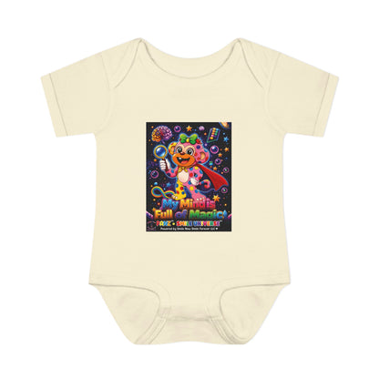 Panz™ Infant Baby Rib Bodysuit – "My Mind is Full of Magic" Graphic | Smile Universe Collection