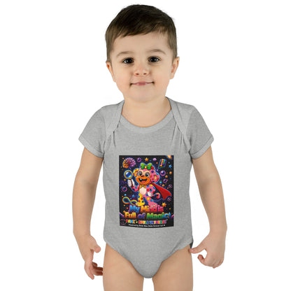 Panz™ Infant Baby Rib Bodysuit – "My Mind is Full of Magic" Graphic | Smile Universe Collection