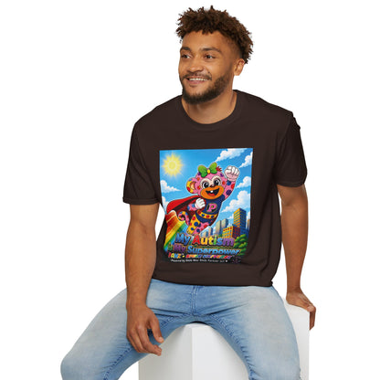 Panz™ Unisex Softstyle T-Shirt – "My Autism is My Superpower" Graphic | Smile Universe Collection
