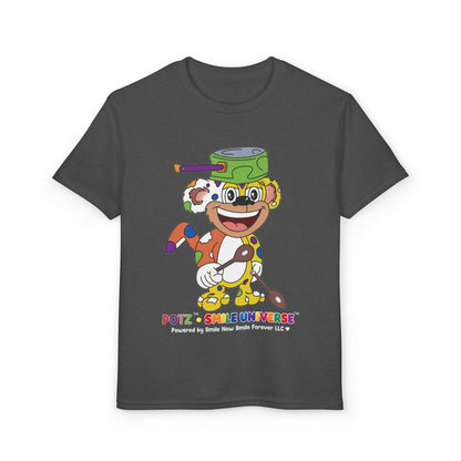 Potz™ Youth DryBlend® T-Shirt – Playful Graphic Tee | Smile Universe Collection