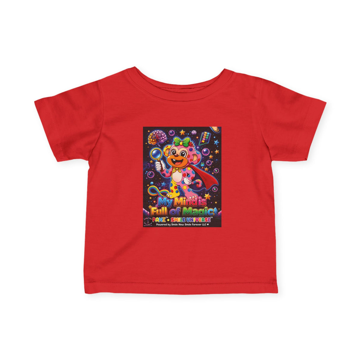 Panz™ Infant Fine Jersey Tee – "My Mind is Full of Magic" Graphic | Smile Universe Collection