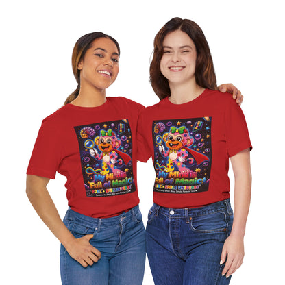 Panz™ Unisex Jersey Short Sleeve Tee – "My Mind is Full of Magic" Graphic | Smile Universe Collection