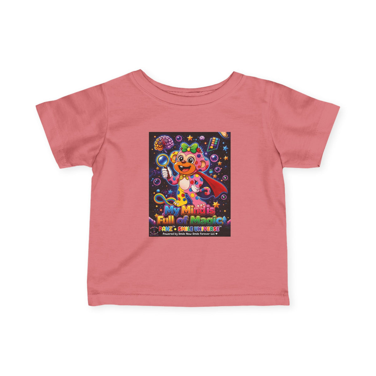 Panz™ Infant Fine Jersey Tee – "My Mind is Full of Magic" Graphic | Smile Universe Collection