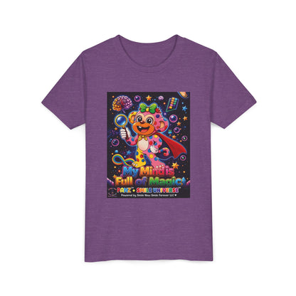 Panz™ Youth Short Sleeve Tee – "My Mind is Full of Magic" Graphic | Smile Universe Collection