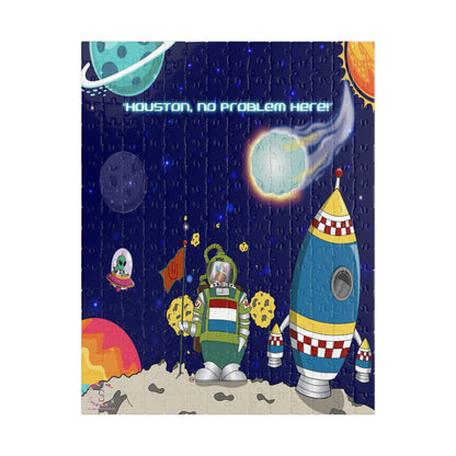 TuBz™ Puzzle (110, 252, 520 & 1014-piece) – "Houston, No Problem Here!" Graphic | Smile Universe Collection
