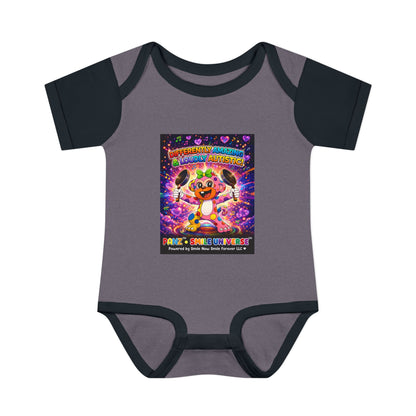 Panz™ Infant Baby Rib Bodysuit – "Differently Amazing & Loudly Autistic!" Graphic | Smile Universe Collection