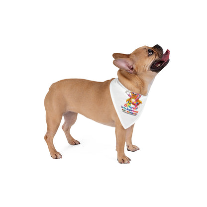 Panz™ Pet Bandana – "Different is My Superpower" Graphic | Smile Universe Collection