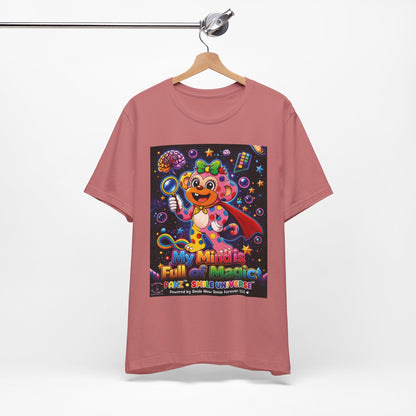 Panz™ Unisex Jersey Short Sleeve Tee – "My Mind is Full of Magic" Graphic | Smile Universe Collection