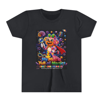 Panz™ Youth Short Sleeve Tee – "My Mind is Full of Magic" Graphic | Smile Universe Collection
