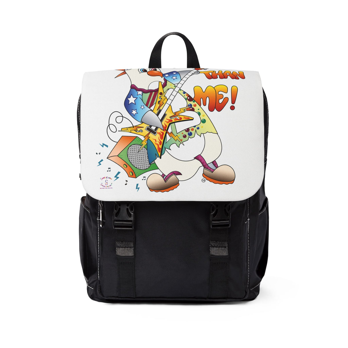 TuBz™ Unisex Casual Shoulder Backpack - "Who Hotter Than Me!"  | Smile Universe TuBz4Kidz Collection