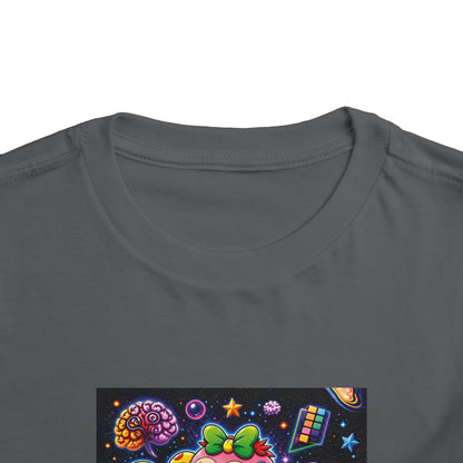 Panz™ Toddler Short Sleeve Tee – "My Mind is Full of Magic" Graphic | Smile Universe Collection