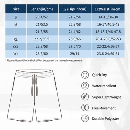 BWD Color Splash 1’s - Men’s AOP Streetwear Shorts (First Edition)