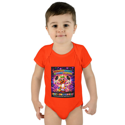 Panz™ Infant Baby Rib Bodysuit – "Differently Amazing & Loudly Autistic!" Graphic | Smile Universe Collection