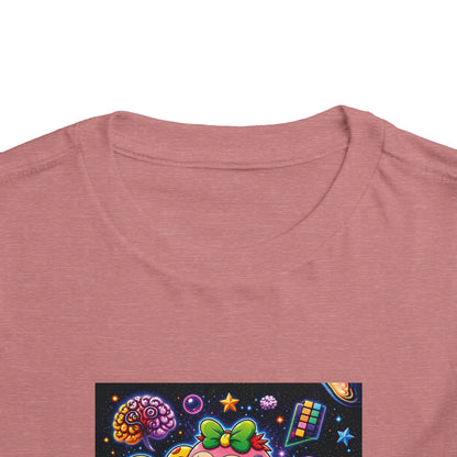 Panz™ Toddler Short Sleeve Tee – "My Mind is Full of Magic" Graphic | Smile Universe Collection