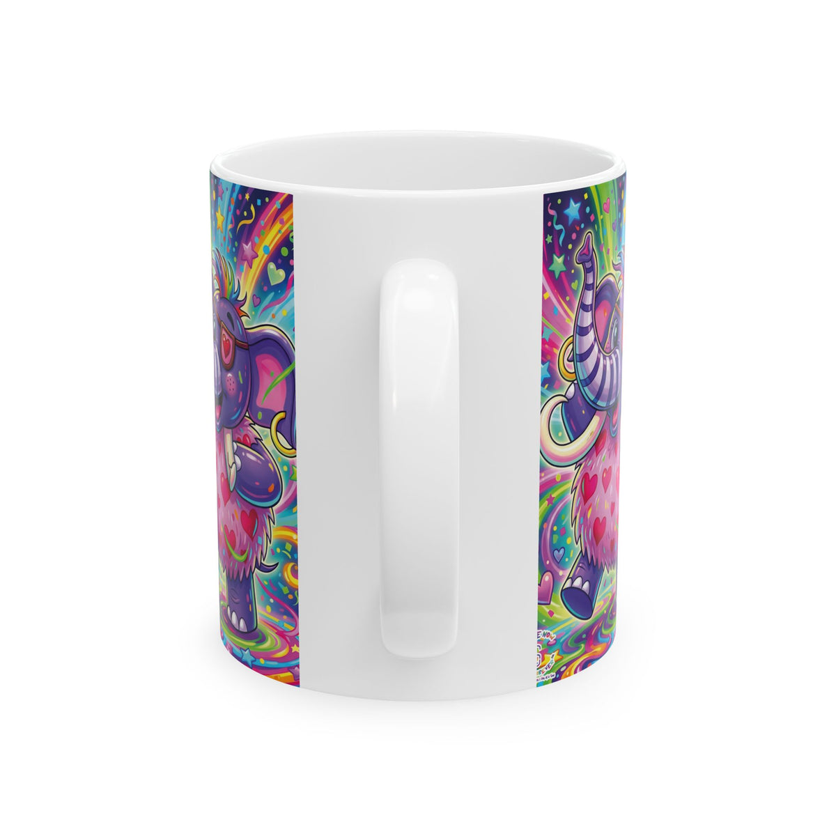 Piklez™ 11oz Ceramic Mug – "Born to Celebrate!" Graphic | Smile Universe Collection