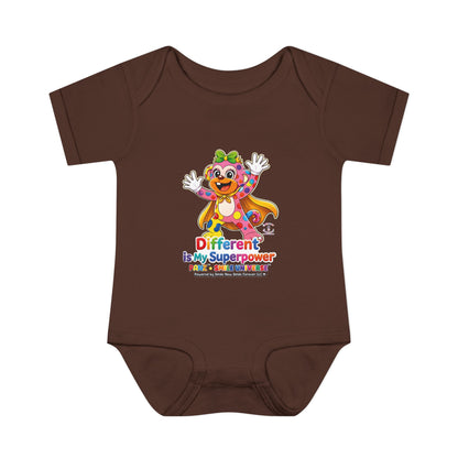 Panz™ Infant Baby Rib Bodysuit – "Different is My Superpower" Graphic | Smile Universe Collection