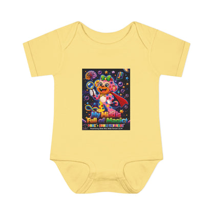 Panz™ Infant Baby Rib Bodysuit – "My Mind is Full of Magic" Graphic | Smile Universe Collection