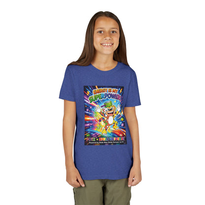 Potz™ Youth Short Sleeve Tee – "Energy is My Superpower!" Graphic Tee | Smile Universe Collection