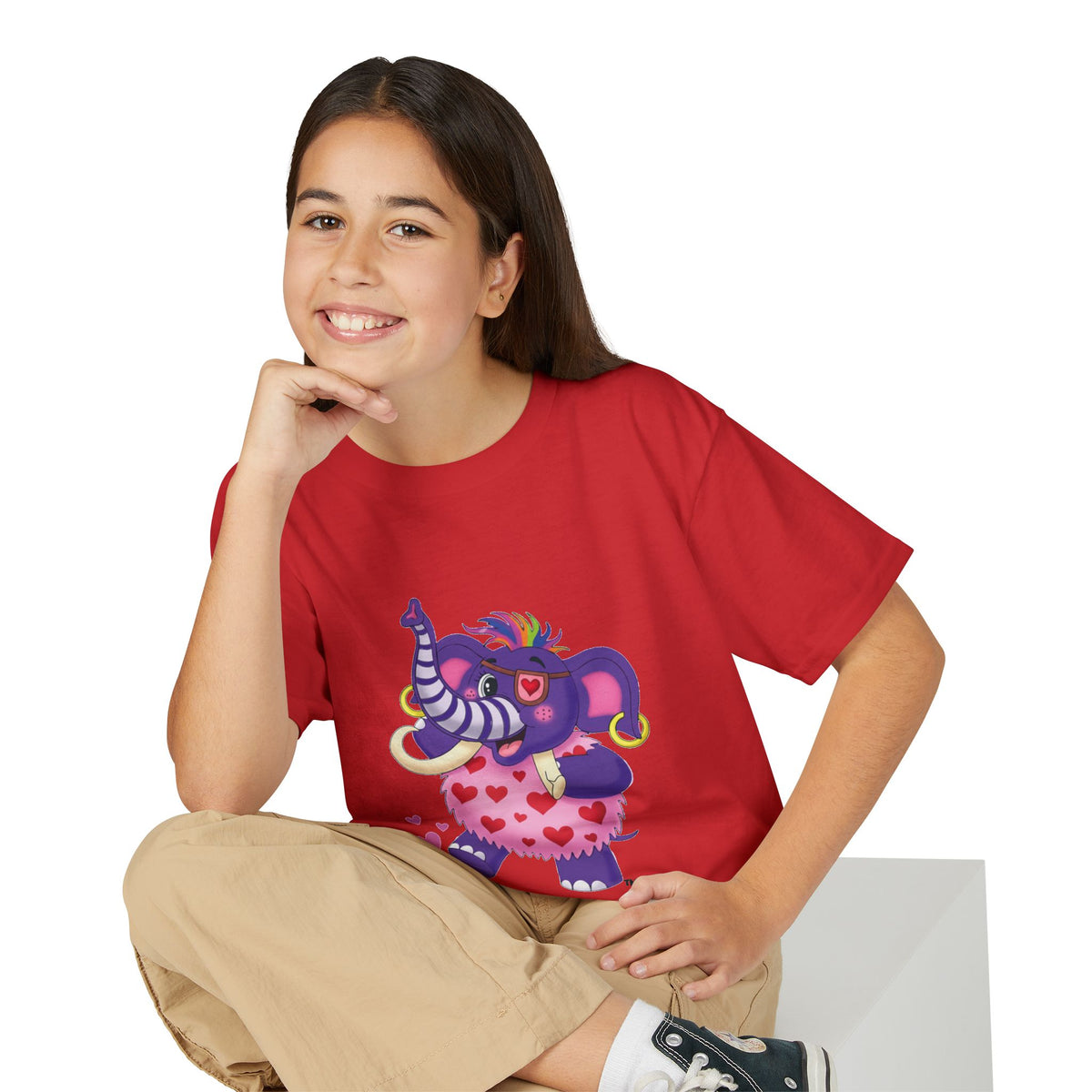 Piklez™ Youth DryBlend® T-Shirt – "Full of Love!" Graphic Shirt | Smile Universe Collection