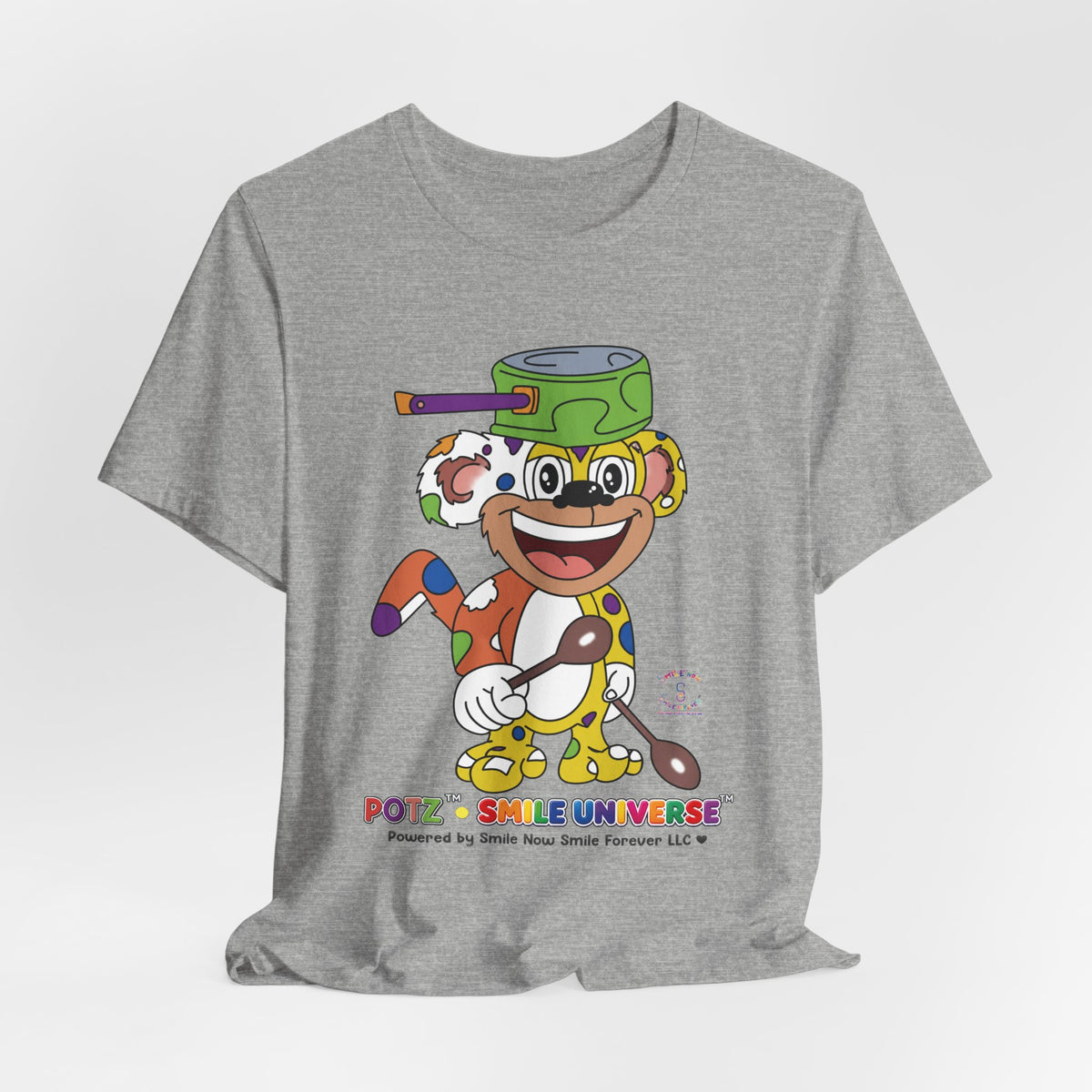 Potz™ Unisex Jersey Short Sleeve Tee – Playful Graphic Tee | Smile Universe Collection
