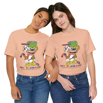 Potz™ Unisex Jersey Short Sleeve Tee – Playful Graphic Tee | Smile Universe Collection